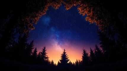 Fototapeta premium Astrophotography techniques capturing the night sky, celestial photography