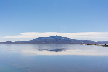 La Reserva Nacional de Salinas y Aguada Blanca. Ubicada en los departamentos peruanos de Arequipa y Moquegua, Peru.