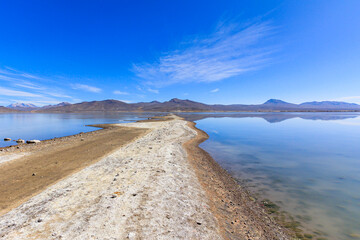 La Reserva Nacional de Salinas y Aguada Blanca. Ubicada en los departamentos peruanos de Arequipa y Moquegua, Peru.