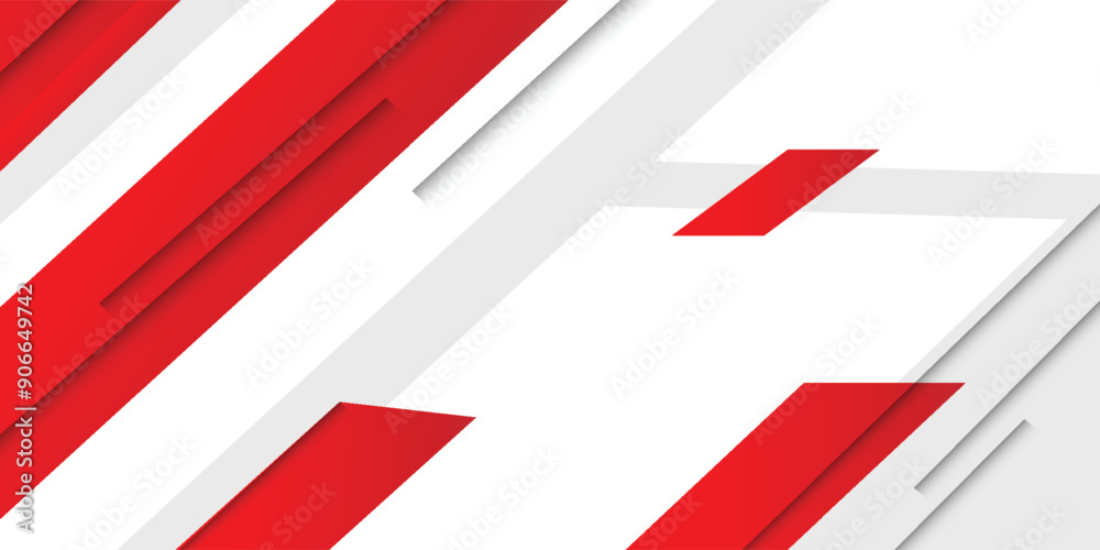 Canvas Prints red white modern abstract background design