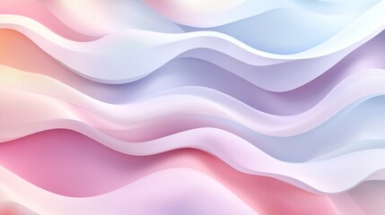 Abstract background pattern with soft waves and pastel shades