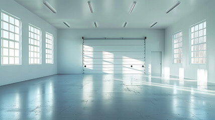 Fototapeta premium Empty garage room at home 