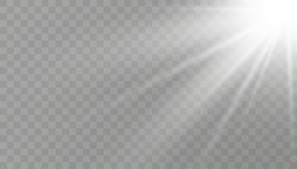 Glow light effect. Star burst with sparkles.Sun.