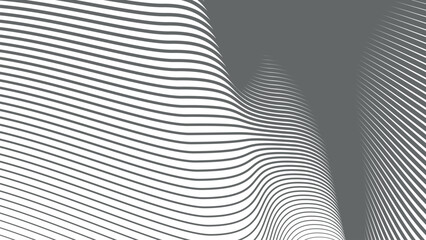 Grey stripes line abstract background for backdrop or presentation