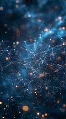 Fototapeta premium Digital Background Optimized for Technological Operations, Neural Networks, AI, Data Transfer, Encryption, Digital Archives, Audio-Visual Representations, and Scientific Research