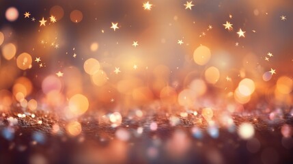 Obraz premium Bokeh light effects creating a dreamy and soft background