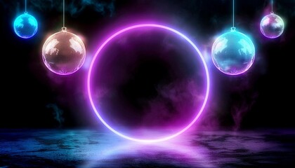 Ring stage in the center.