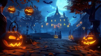 Fototapeta premium Halloween Night