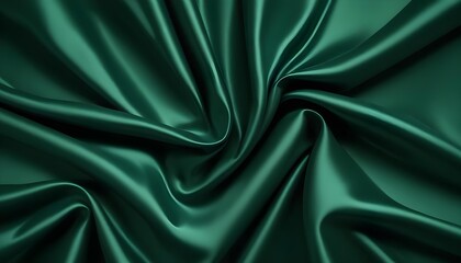 Obraz premium green silk background