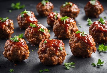 Homemade Savory Meatballs