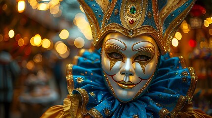 a person wearing a mask