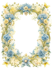 Vintage Watercolor Frame Transparent PNG