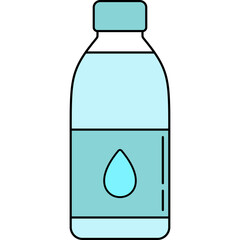 Mineral Water illustration isolated on transparent background