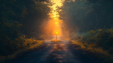 Mysterious Forest Path.