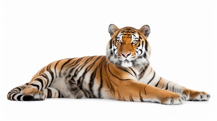 Obraz premium The majestic tiger resting