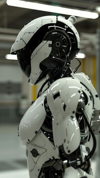 A white robbot