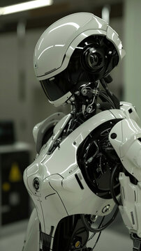 A white robbot
