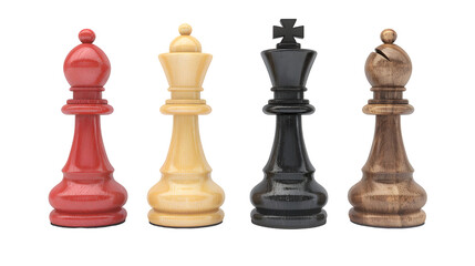 Chess pawn isolate on Transparency Background