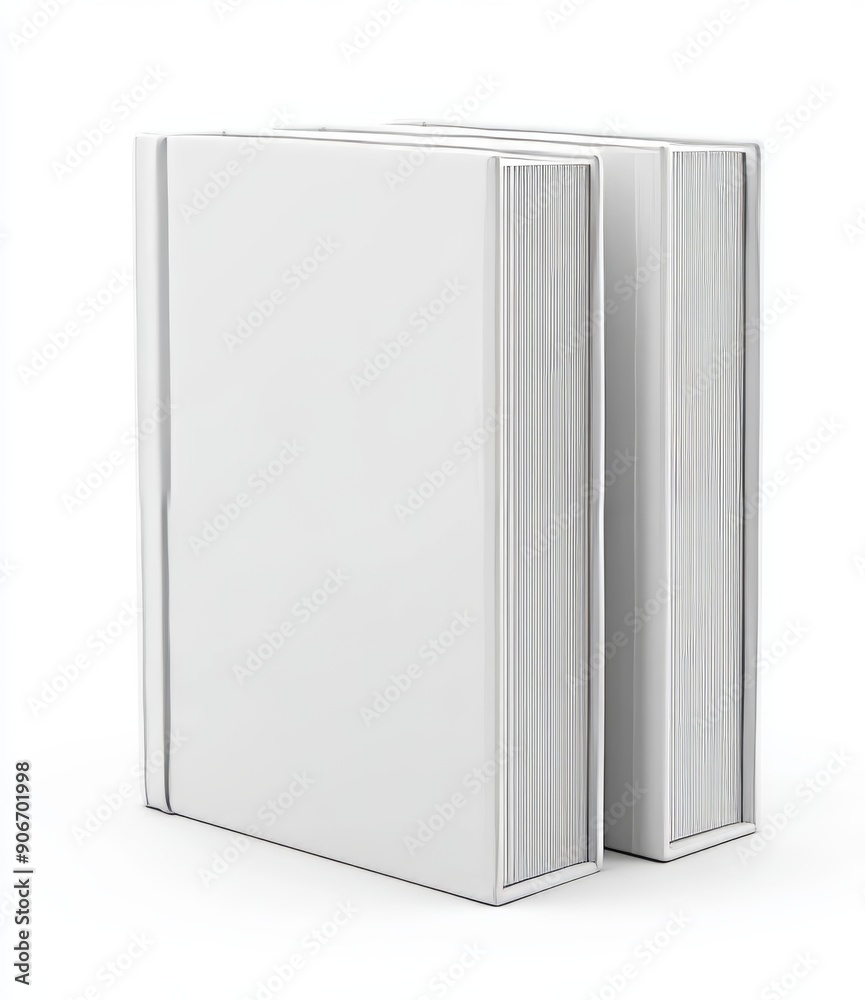 Wall mural Cut-out hardcovers with narrow, square, and wide pages