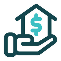 mortgage icon for illustration