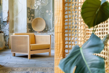 A picture of an modern wooden made interior design