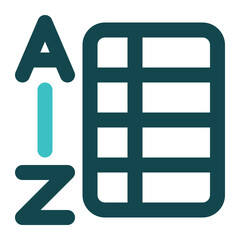 sort icon for illustration