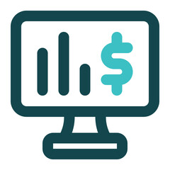 accounting software icon for illustration