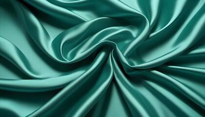 Obraz premium green silk background