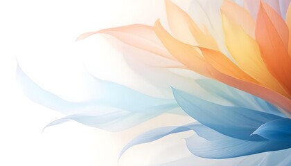 abstract background with flowers