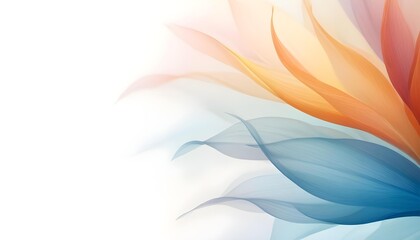 abstract background with flowers