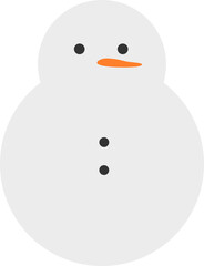Snowman Vector Graphic Illustration 
