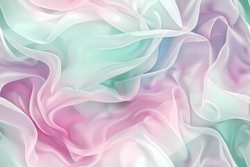 Fototapeta premium Abstract Texture of Draped Pastel Fabric