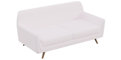 Modern and Stylish Sofas for Home and living rooms - Perfect for Contemporary Luxury Interiors - 3d model render realistic realism - png - transparent background