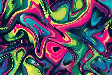 Obraz premium Abstract Swirling Pattern with Vibrant Colors