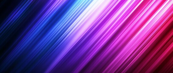 The background is a dark purple pink blue gradient background with blurred neon color flow, grainy texture effect, futuristic banner design