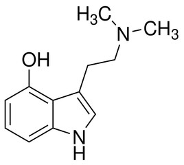 Psilocin Strukturformel Vektor Chemie