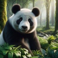 Fototapeta premium panda