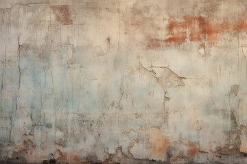 Processed collage of dirty brown concrete wall surface texture. Background for banner, backdrop