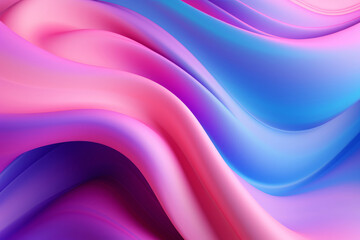 Fototapeta premium Abstract waves shape glowing in ultraviolet spectrum. Background for banner, backdrop or texture