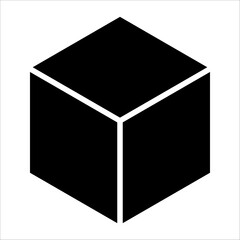  box icon concept isolated on white background. Vector illustration.