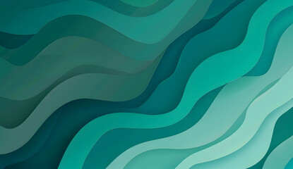 Green grainy gradient geometric background design, dark green with blue light shadows, noise texture effect, poster banner design