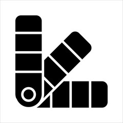 pantone icon. Printing sign. Color Guide Book icon. vector illustration