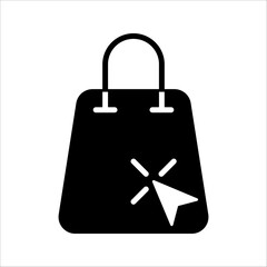 Shopping online, click and collect. Thin line icon set. Outline symbol collection. Editable vector stroke.