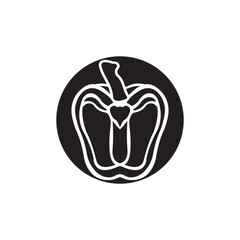 Paprika icon vector illustration design