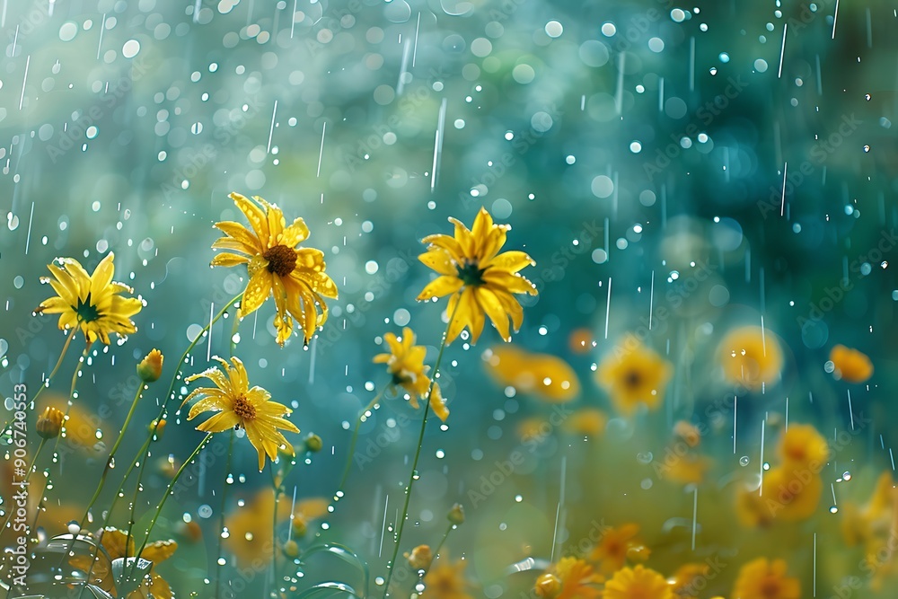 Canvas Prints field of dandelions