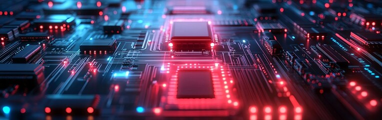 Obraz premium Colorful Upward Arrows in a Tech-Inspired Scene