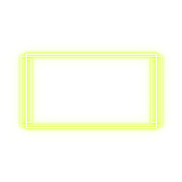 frame rectangle light neon