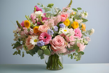 Vibrant Seasonal Floral Design - A Celebration of Springtime and Rejuvenation