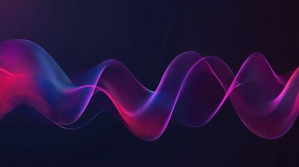 Fototapeta premium Wave concept background