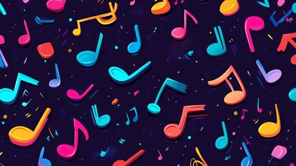 Musical pattern background